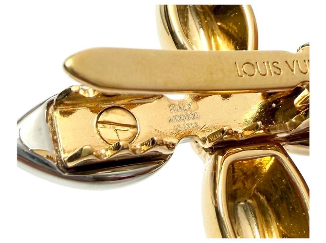 NEUF LOT 2 BARRETTES LOUIS VUITTON LOUISETTE FLEUR DE MONOGRAM LV HAIRCLIPS - vue 9