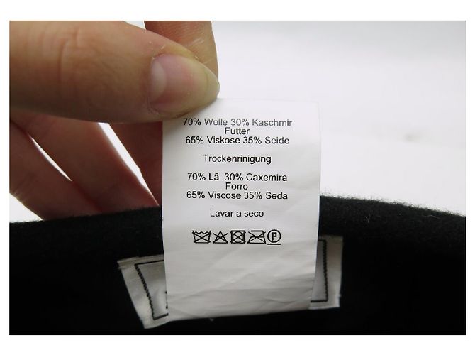 Hermès NEW HERMES SAINT HONORE ROCABAR BERET HAT 57 IN WOOL & CASHMERE - view 10