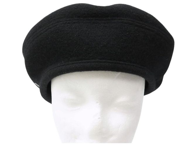Hermès NEW HERMES SAINT HONORE ROCABAR BERET HAT 57 IN WOOL & CASHMERE - view 2