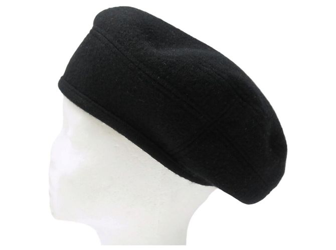Hermès NEW HERMES SAINT HONORE ROCABAR BERET HAT 57 IN WOOL & CASHMERE - view 3