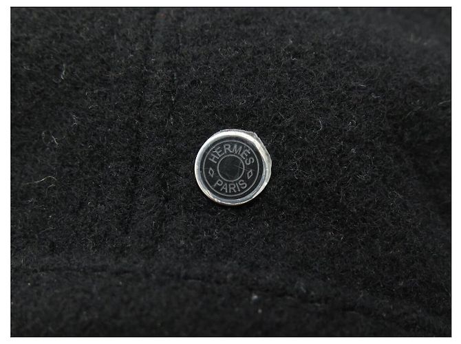 Hermès NEW HERMES SAINT HONORE ROCABAR BERET HAT 57 IN WOOL & CASHMERE - view 6