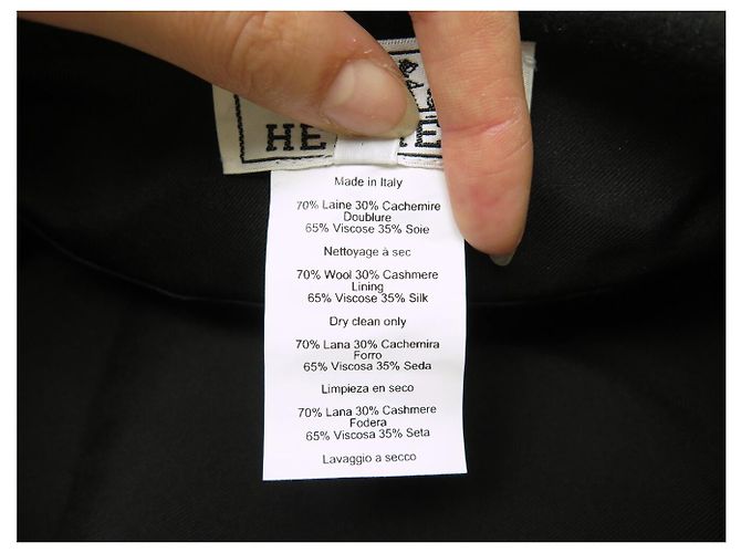 Hermès NEW HERMES SAINT HONORE ROCABAR BERET HAT 57 IN WOOL & CASHMERE - view 9
