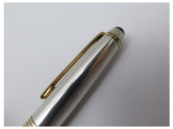 PENNA STILO MONTBLANC MEISTERSTUCK SOLITAIRE DOUE IN ARGENTO 925 SILVER PEN - vista 13