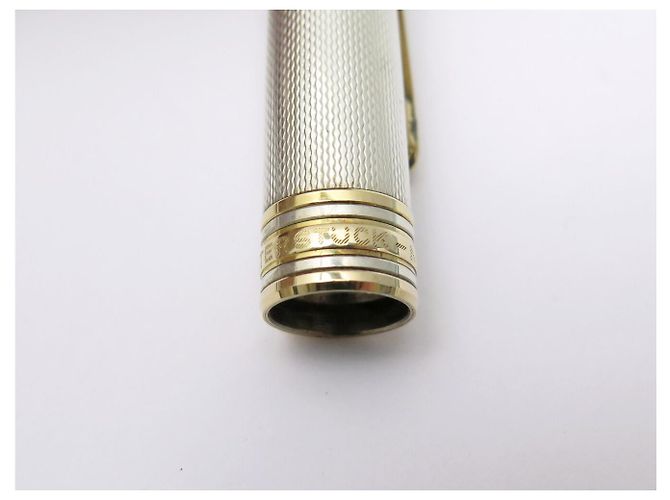 PENNA STILO MONTBLANC MEISTERSTUCK SOLITAIRE DOUE IN ARGENTO 925 SILVER PEN - vista 7