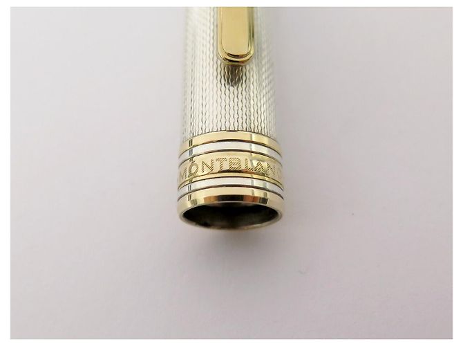PENNA STILO MONTBLANC MEISTERSTUCK SOLITAIRE DOUE IN ARGENTO 925 SILVER PEN - vista 8