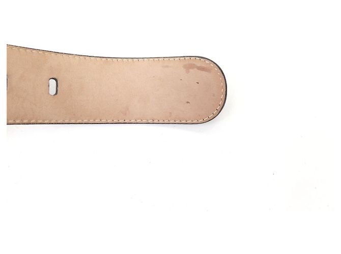NEU CHRISTIAN DIOR T85 GÜRTEL AUS SCHWAREM LACKLEDER - Ansicht 10