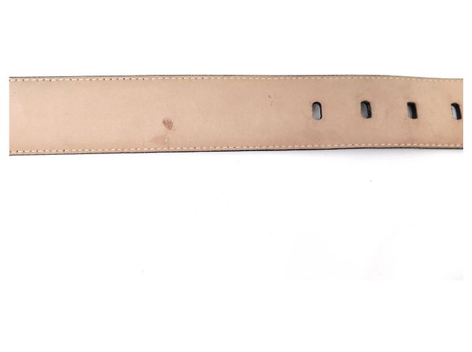 NEU CHRISTIAN DIOR T85 GÜRTEL AUS SCHWAREM LACKLEDER - Ansicht 11