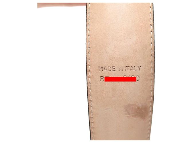 NEU CHRISTIAN DIOR T85 GÜRTEL AUS SCHWAREM LACKLEDER - Ansicht 9