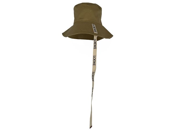 Cappello da pescatore Loewe in cotone Tan - vista 3