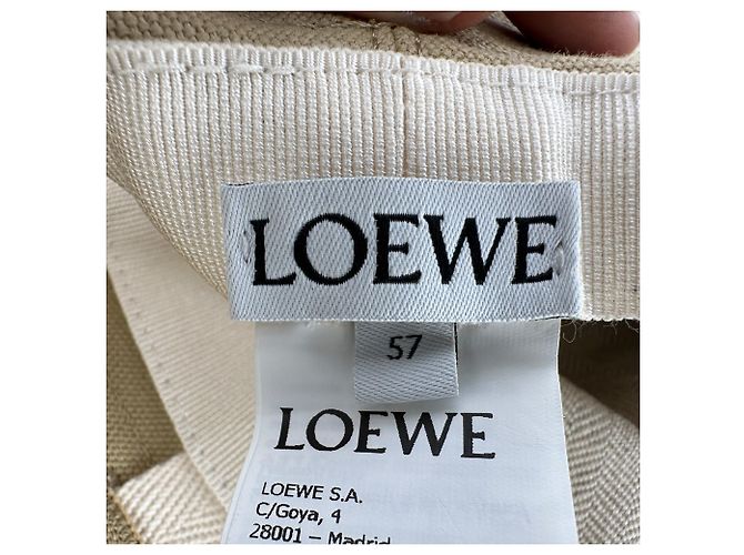 Cappello da pescatore Loewe in cotone Tan - vista 6
