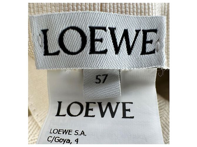 Cappello da pescatore Loewe in cotone Tan - vista 7