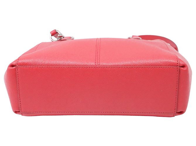 Borsa Coach Mini Christie Carryall in pelle rossa - vista 5