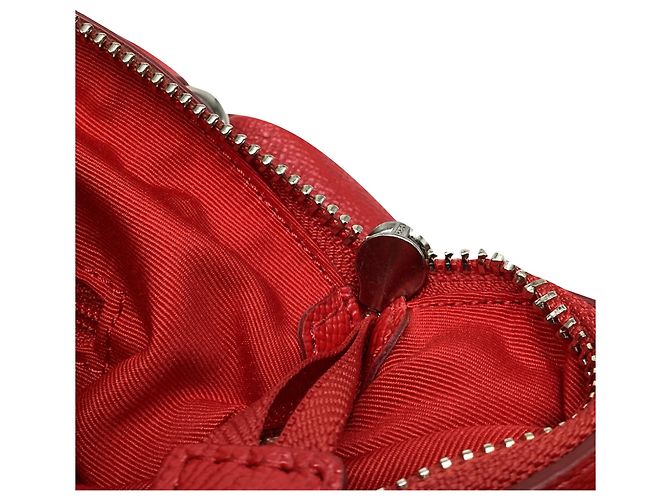 Borsa Coach Mini Christie Carryall in pelle rossa - vista 6