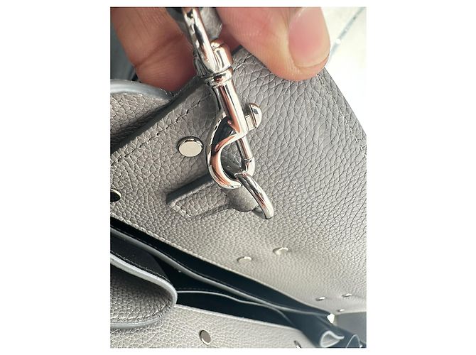 mala Givenchy Horizon em pele cinzenta - vista 13