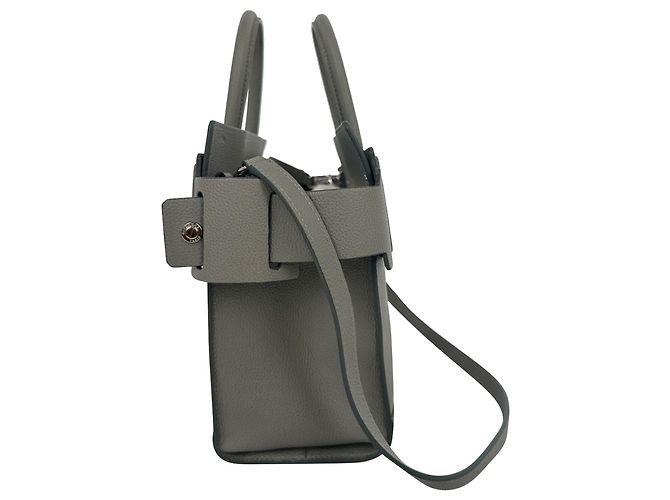 mala Givenchy Horizon em pele cinzenta - vista 3