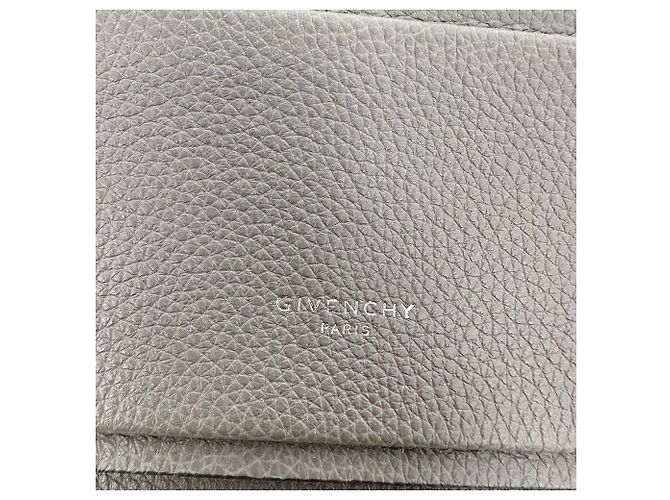 mala Givenchy Horizon em pele cinzenta - vista 6