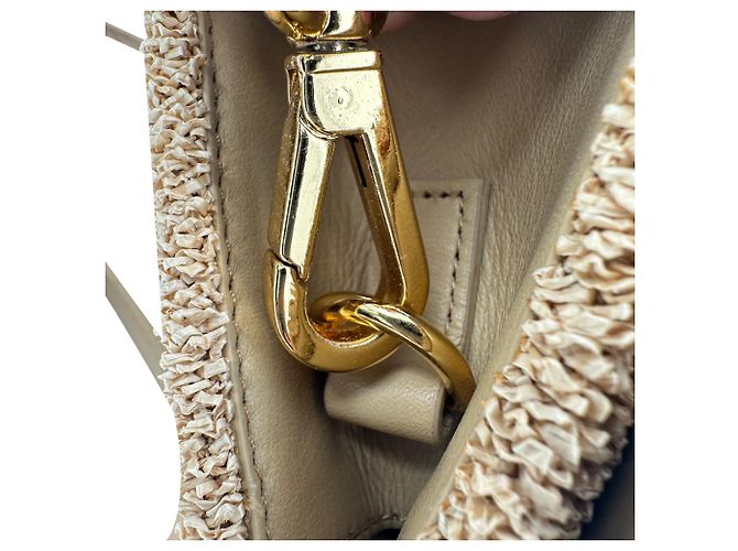 Jacquemus Le Chiquito aus brauner Raffia - Ansicht 10