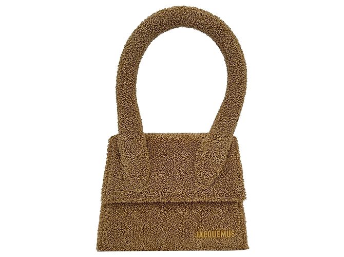 Jacquemus Le Chiquito aus brauner Raffia - Ansicht 2
