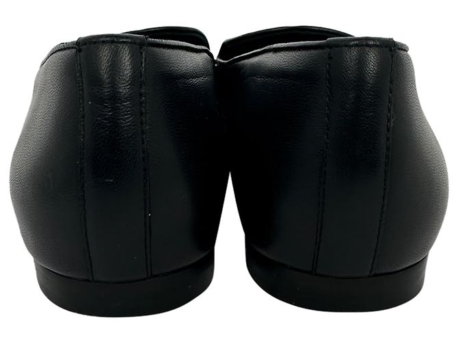 Ballerine slip-on Chanel in pelle nera - vista 6