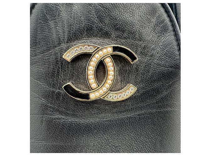 Ballerine slip-on Chanel in pelle nera - vista 8