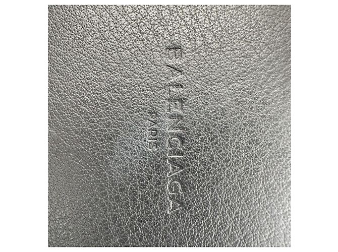 Borsa Balenciaga Everyday Medium Tote Bag in pelle nera - vista 7