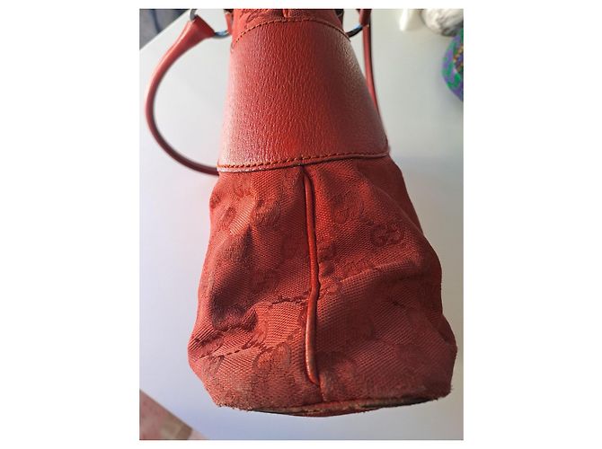 Gucci GG Monogramm Canvas Shopper - Rot - Ansicht 11