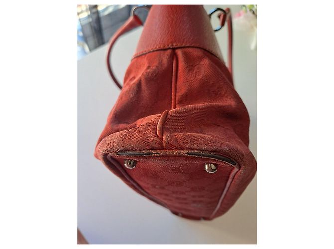 Gucci GG Monogramm Canvas Shopper - Rot - Ansicht 12