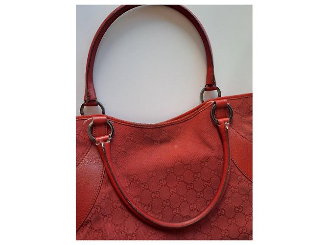 Gucci GG Monogramm Canvas Shopper - Rot - Ansicht 18