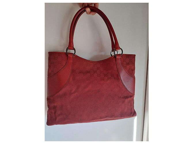 Gucci GG Monogramm Canvas Shopper - Rot - Ansicht 2