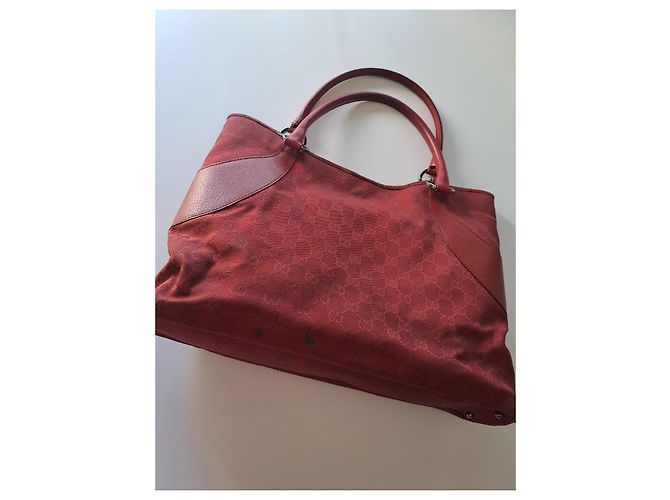 Gucci GG Monogramm Canvas Shopper - Rot - Ansicht 3