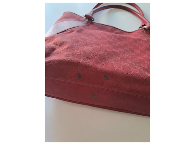 Gucci GG Monogramm Canvas Shopper - Rot - Ansicht 5