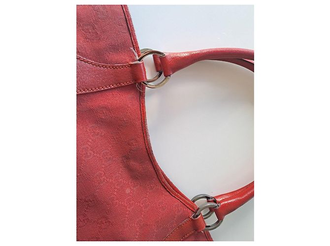 Gucci GG Monogramm Canvas Shopper - Rot - Ansicht 7