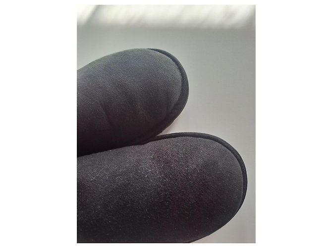 UGG Black Suede Bow Boots - view 7