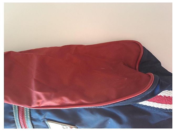 Borsa shopper Gucci in nylon e tela - vista 8