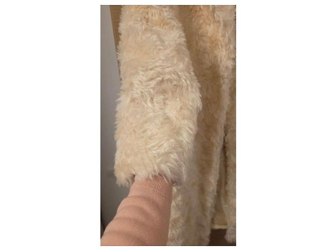 Jil Sander Abrigo largo de piel sintética y mohair - vista 10