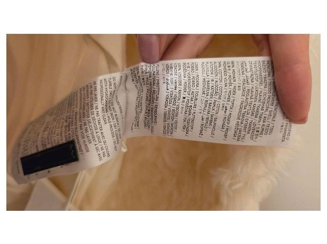 Jil Sander Abrigo largo de piel sintética y mohair - vista 6