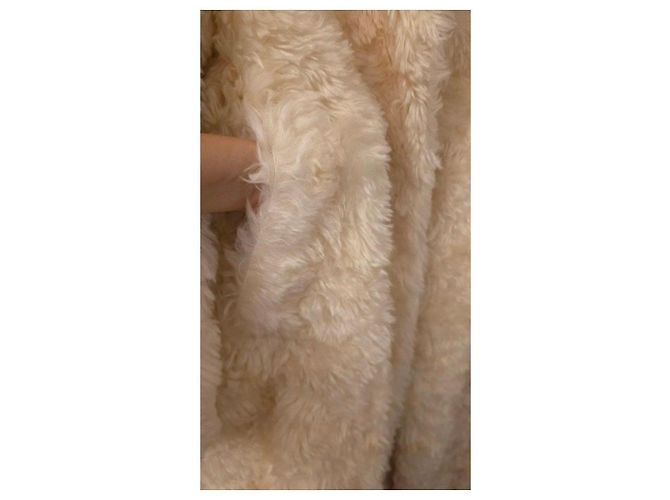 Jil Sander Abrigo largo de piel sintética y mohair - vista 9