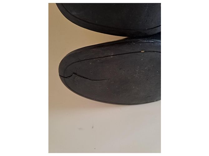 Gucci Leder-Bikerstiefeletten Schwarz GG Monogramm - Ansicht 18