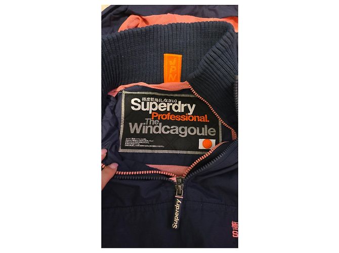 Giacca Superdry Professional The Windcagoule - Blu Navy - vista 2