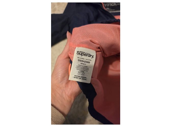 Giacca Superdry Professional The Windcagoule - Blu Navy - vista 3