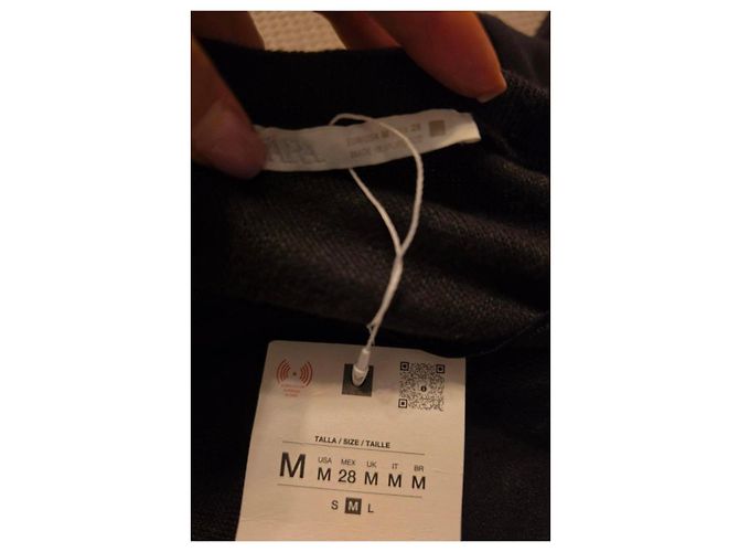 Abito lungo Zara marrone e beige - vista 3
