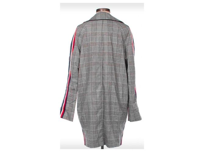 Blazer a quadri ASOS con strisce tricolore - vista 3