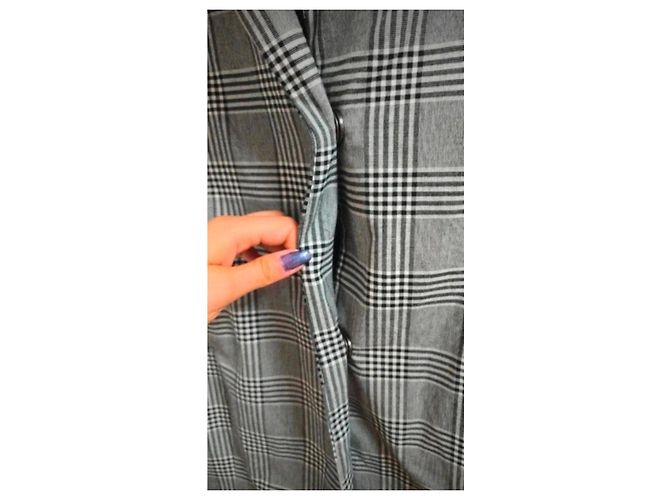 Blazer a quadri ASOS con strisce tricolore - vista 5