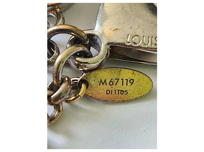Louis Vuitton Portachiavi Monogramme e Fiori Nero/Beige - vista 4