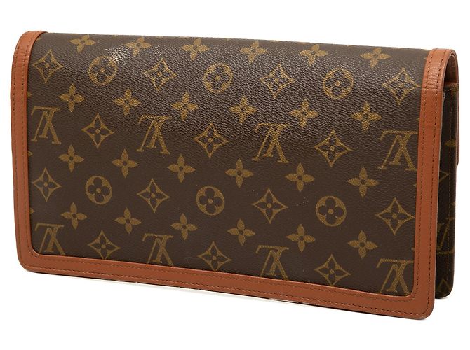 Borsa a pochette Louis Vuitton Monogram Pochette Dame GM marrone - vista 2