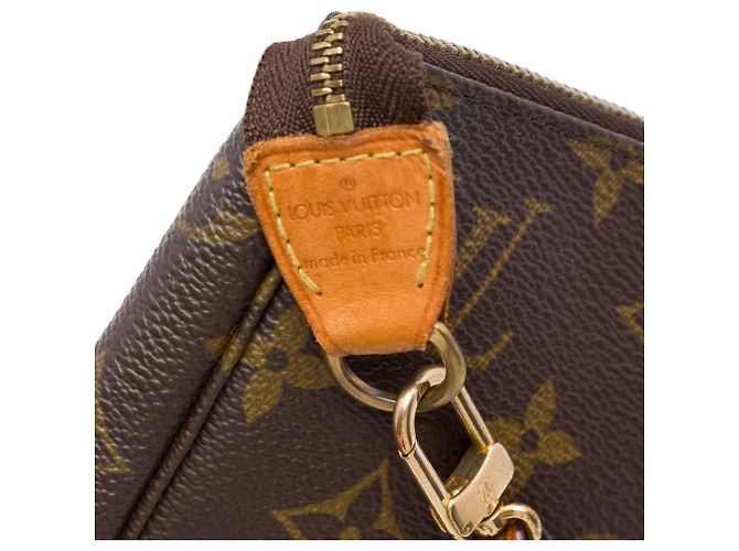 Borsa a tracolla Louis Vuitton Monogram Pochette Accessoires Marrone - vista 5