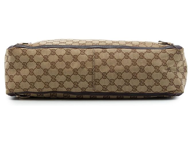Borsa Tote Gucci GG Canvas Abbey D Ring Beige - vista 3