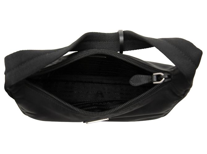 Re-Edition Borsa a tracolla Prada Mini Tessuto Re Edition 2000 Nera - vista 4