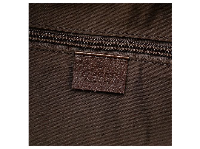 Borsa Duffle Gucci GG Canvas Web Beige - vista 5