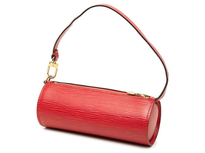 Borsa Louis Vuitton Epi Pochette Papillon rossa - vista 2
